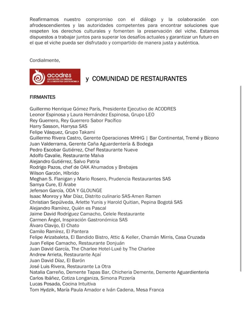 Comunicado viche 2