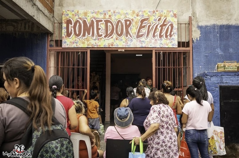 Comedor Evita también responde a las cocinas en emergencia— La Garganta Poderosa