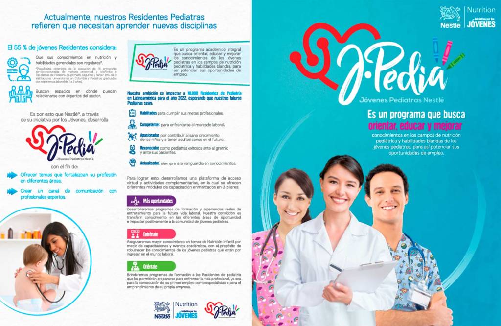 Nestle patrocinio revista pediatria Leches en polvo