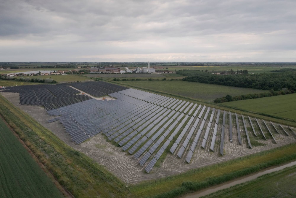 parque de energía solar