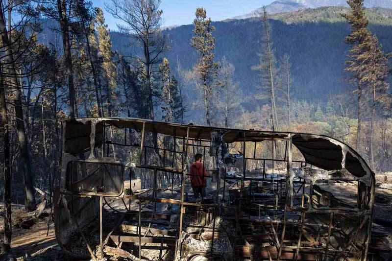 Incendio patagonia