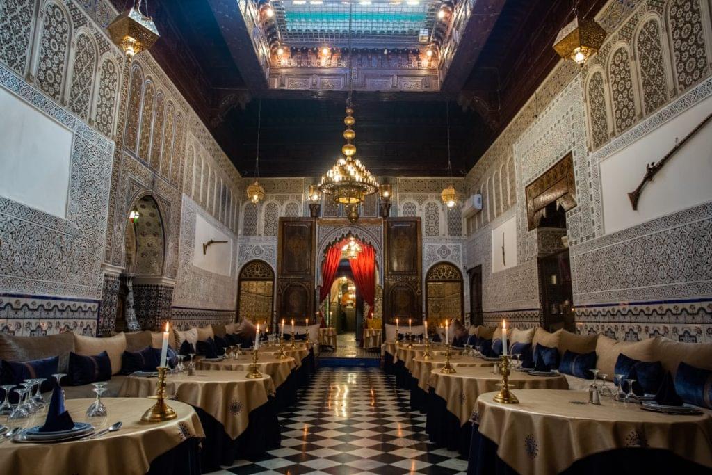 Restaurante tradicional marruecos