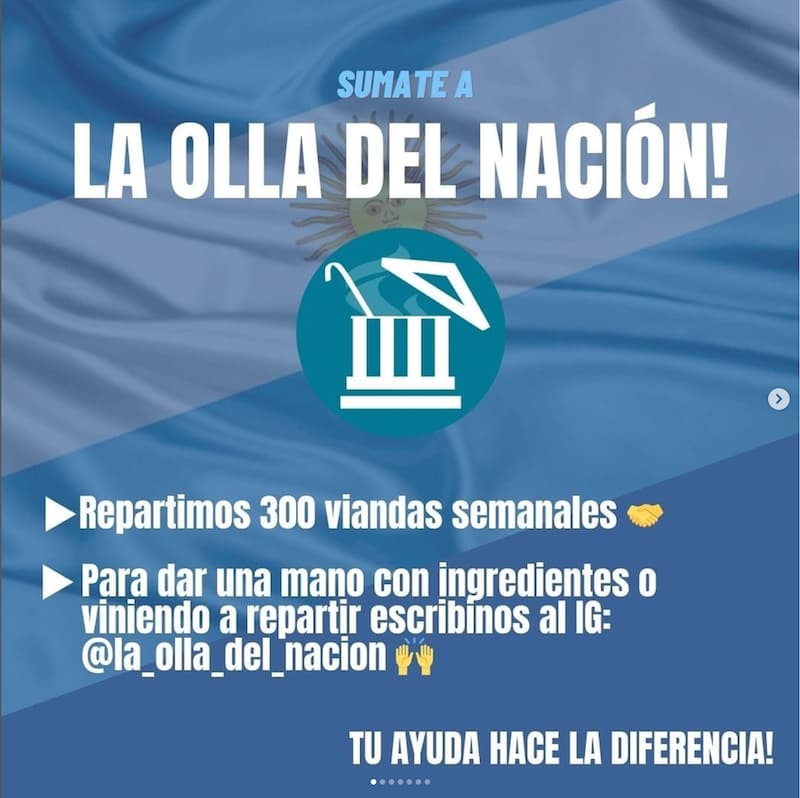 Cartel La olla del Nacion